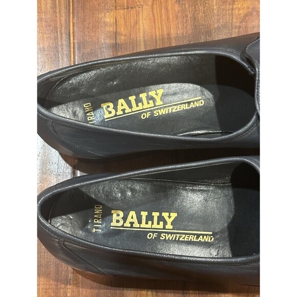 Bally of Switzerland Tirano Gray Leather Loafers Slip-On Shoes - Men’s Size 10 M main image 9